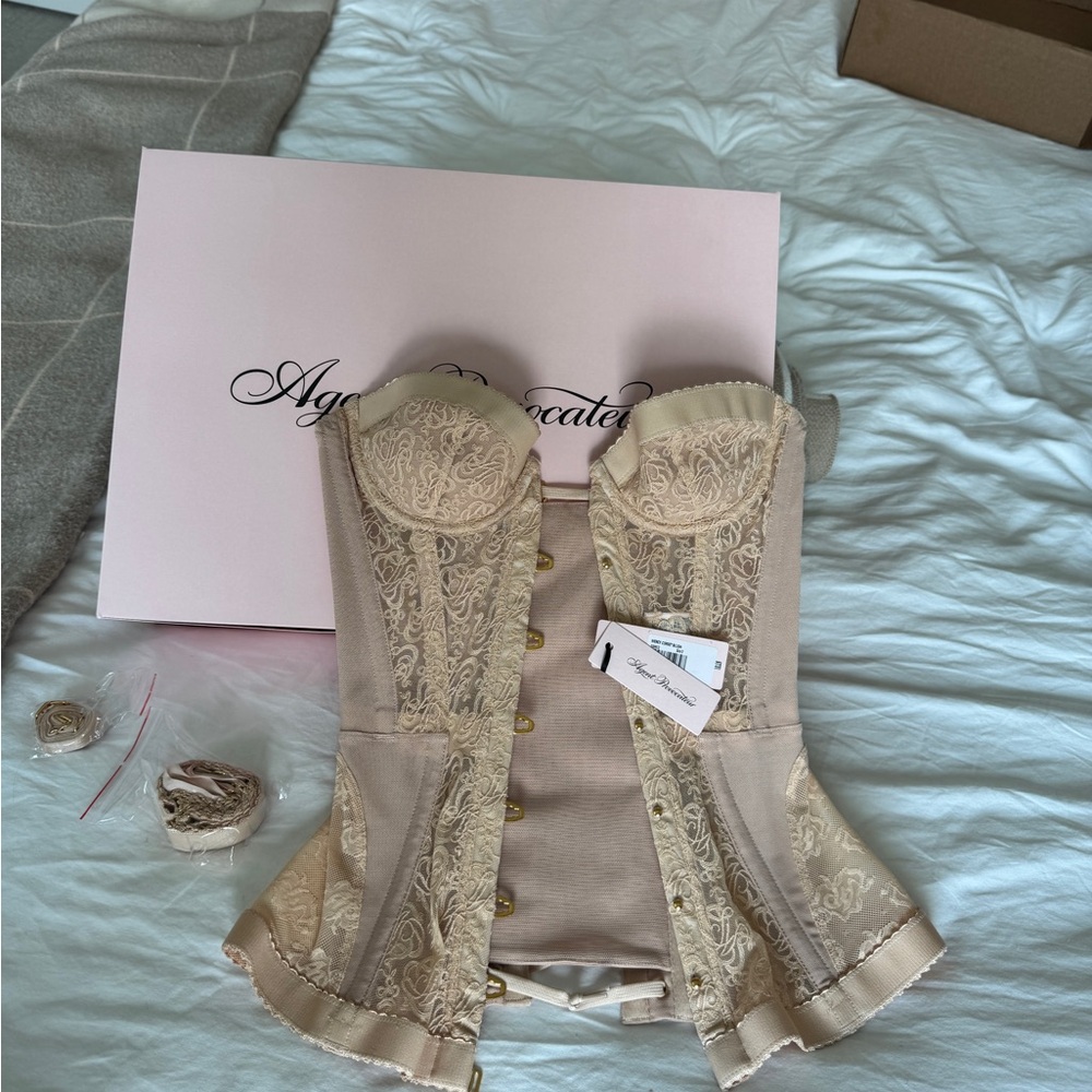Agent Provocateur Mercy Corset Blush